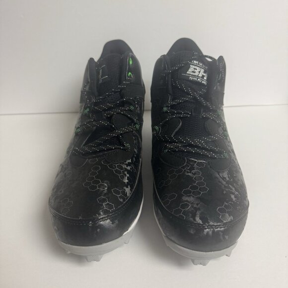 Under Armour Mens Harper 8 Mid RM Baseball Clear Black Size 13 M - Picture 3 of 6
